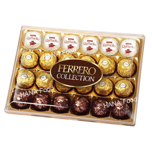 เฟอร์เรโร่ รอชเชอร์ คอลเลคชั่น เฟอเรโร่rocher ช็อคโกแลต Ferrero Collection Ferrero Rocher Chocolate เฟอเรโร่rocherแท้ เฟอเรโร่ rocher แท้ ของขวัญ ปีใหม่ ขนมติดบ้าน