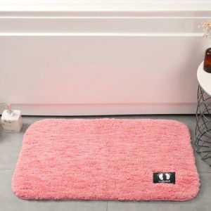Luxury Absorbent Floor Mat TPR Non-Slip Bottom Bathmat Soft Microfiber Bathroom Carpet