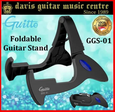 Guitto Foldable guitar stand Suitable for acoustic guitar electric guitar bass 292x120x38mm 450g
