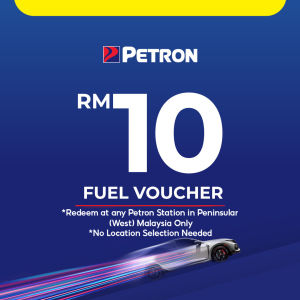 Petron RM10 Fuel voucher (W.Msia Only) (Valid 30-days)