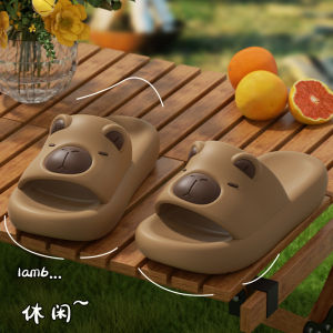 Cute Parent-Child Closed-Toe Sandals For Women Summer Outdoor Wear Non-Slip Soft-Soled EVA Anti-Odor Clogs For Men