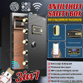 3-in-1Safety Box 60ML key box Enghong Safety Box Digital Digital Fingerprint Safety Box Thumbprint Safety Box Wifi Safety Box 保險箱家用. 