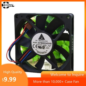 Delta AFB0824SHB 8015 24V 0.26A 8cm Dual Ball Inverter Fan High-Performance Cooling for Industrial Equipment Efficient Airflow
