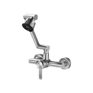 Smith Tools 304 stainless 1080°Rotating Single Cold Shower Faucet Kitchen Sink Faucet Pillar/Wall Mounted 2 mode basin tap