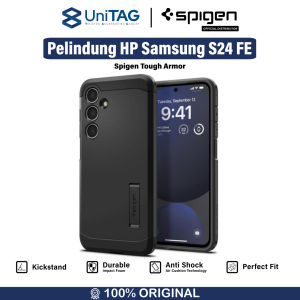 Case Samsung Galaxy S24 FE Spigen Tough Armor MagFit Kickstand Anti Shock Crack Bumper Cover Casing