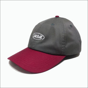 Linkswear Topi Polocap Bordir Pria Wanita Distro Red Grey