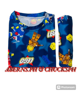 LEGO PRINT DESIGN TERNO PAJAMA (1yr old up to 13yrs old)