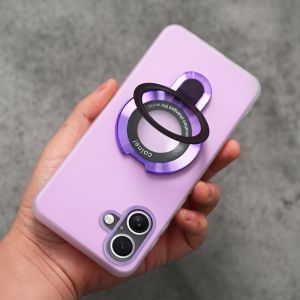 เคส PBZZ สีเจลลี่ 2 in 1 สำหรับ iPhone 16 17 plus 16 17 pro max 16e 5g เคสศัพท์กันกระแทก ดีไซน์ใหม่สวยงาม เคสแข็งน่ารักพร้อมที่จับและแม่เหล็ก สีส้ม GDMSZJ02