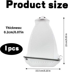 Ironing Aid Board Iron Shoe Protect Cover Teflon Fabrics Cloth Safety and Heat Easy Fast