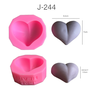 แม่พิมพ์ขนม หัวใจ เล็กใหญ่ วาเลนไทน์ ทำช็อคโกแลตได้ J-244