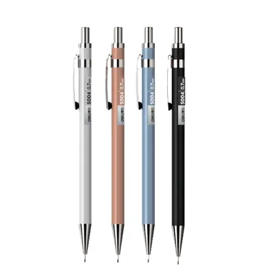 Deli Metal Mechanical Pencil / Pensil Mekanik Besi 0.5mm Nyaman Digenggam S003