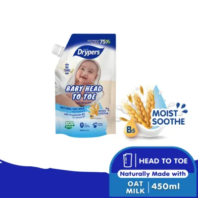 Drypers Head To Toe Refill (450ml) - 5 Variants