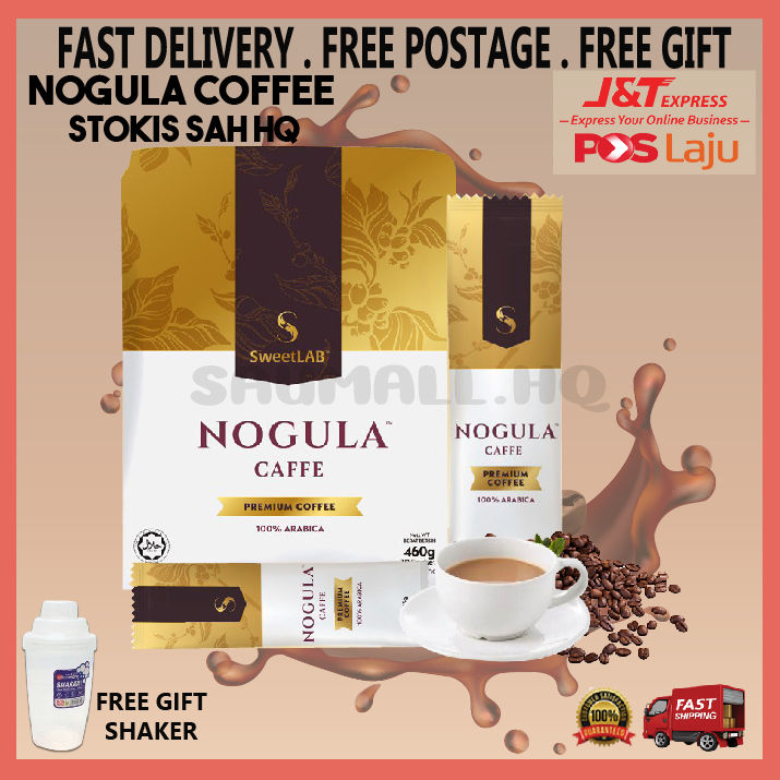 NOGULA COFFEE SweetLAB 100 Arabica 3 in 1 Instant Coffee Kopi (23g x