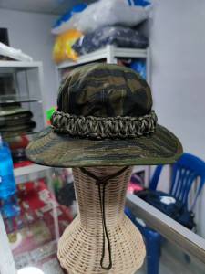 หมวกปีกลายตำรวจพลร่ม ลายไทเกอร์  ถักเชือกพาราคอต อย่างดี สวยงาม คุ้มสุดๆ!!🔥