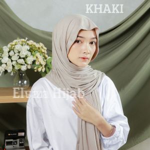 Elviza - Pashmina Oval Kaos Rayon/Hijab Pashmina Oval Rayon Premium