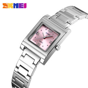 SKMEI 1388 Women Fashion Watch Ladys Luruxy Quartz Wristwatch  Stainless Steel Band 5 Colors 30m Waterproof