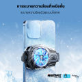 Remax Phone Cooling pad RT-F8i - พัดลมระบายความร้อน จอ LED เย็นเร็ว ระบายความร้อน. 