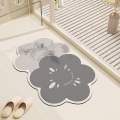 Roysler High-Efficiency Diatomite Bath Mat with Anti-Slip PVC Backing | Quick-Dry Absorbent Kitchen/Floor Mat. 