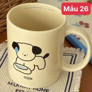 CỐC SỨ - LY SỨ IN HÌNH CHÓ PUPPY CHÓ POCHA POCHACO DỄ THƯƠNG 320ML