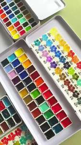 Mairtini Master Watercolor Paints Yellow/Red/Blue/Green aquarela Set 36 Colors Drawing Planet Precipitation Colors Art Supplie