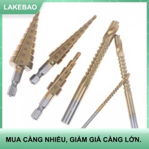 【LAKEBAO】 Bộ 6 mũi khoan titan 3–12mm dùng cho kim loại và gỗ mũi khoan xoắn thép cứng chống ăn mòn dụng cụ mở rộng lỗ chính xác