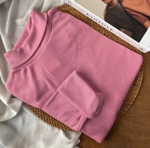 Atasan Anak Perempuan 4 - 12 Tahun / Turtleneck Anak Perempuan Lengan Panjang / Turtleneck Anak Lengan Panjang / Kaos Rajut Anak Lengan Panjang / Kaos Rajut Anak Perempuan / Kaos Rib Anak Lengan Panjang / Kaos Anak Perempuan Korean Style