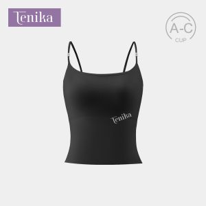 TENIKA สายเดี่ยวผู้หญิง เย็นสบาย ระบายความร้อนดี สายบ่าปรับได้ บราในตัว VES-022