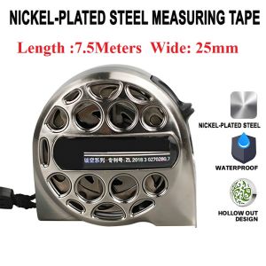 Meteran Bangunan 10 Meter Canggih 5 Meter Import Terbaik / Home Meteran Roll High Precision Self Lock Tape Measure 19 mm 5 m / 7.5 Meter Meteran Roll Lebar 25 mm Alat Bantu Ukur Pertukangan
