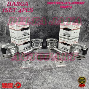 PISTON SEHER STD STANDAR KOMPLIT MITSUBISHI TRITON ALL NEW 4N15 KL1T AXCEED 1110D473 1SET