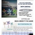 SYCAT 5 Blade Clip Fan Adjustable Portable Desk Clip Fan Electric Fan W/ Clip, Clover Fan Anti-Heat Clip Electric Fan. 