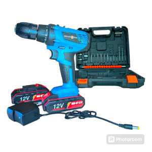 SHINING Lithium Cordless Electric Drill Mesin Bor Tanpa Kabel 12V 22N.m Mesin Bor Baterai/Bor batre/Bor Cordless/Bor Listrik/Bor cas/Cordless Impact Drill 2 Baterai