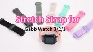 Kids Nylon Watch Band Compatible with Gizmo Watch 3 Adventure 3 2 1 20mm Soft Stretchy Strap for Gabb Watch 3e 3 2 1/ T-Mobile SyncUP Watch 2 1& Cosmo JrTrack 5 4 3 2 2SE- For Boys Girls