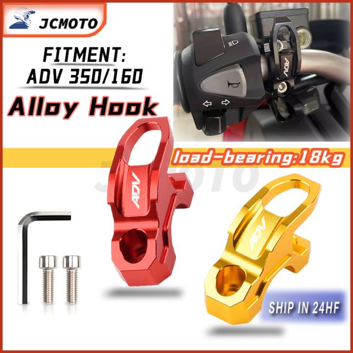 Gepäcktaschenhaken Für Honda ADV350 ADV160 ADV150 | Motorradzubehör Kleiderbügel In Rot