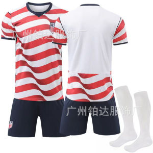 AU2627 The United States national soccer teams home jersey features Pulisics name 10 World Cup jersey McKenna team uniform set