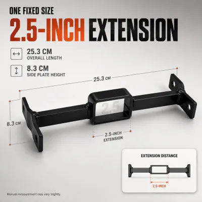 Engine Support Extension Click 125i Beat 2.5 Inch Steel Bracket Plug and Play Heavy Duty