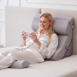 3  Set of wedge-shaped pillows suitable for post-surgery use 10  Combination  1  Adjustable Wedge Pillow Used To Relieve Acid Reflux  Bed Wedge Pillow for Sleeping 、 Snoring and Back Pain Relief  Bed Pillow  White