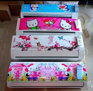 kipas ac MANUAL no remot  termurah ukuran 3pk bonus ice jell plus remot brket UDARA LEBIH KENCENG