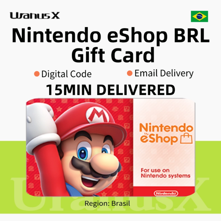 Nintendo eShop card BR Nintendo Switch eShop Card Code BRL