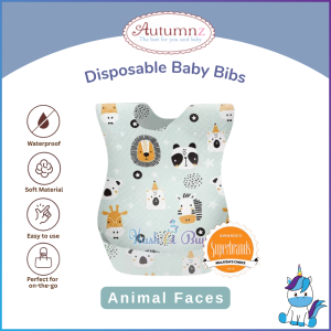 Autumnz Disposable Baby Bibs 6+months (6pcs/pack) | HUSHABUY