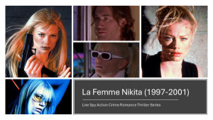 La Femme Nikita (1997-2001) In 64GB USB Flash Drive. Live Spy Action Crime Romance Thriller Series Collection in English Dub English Subtitle with Free Surprise Gift.