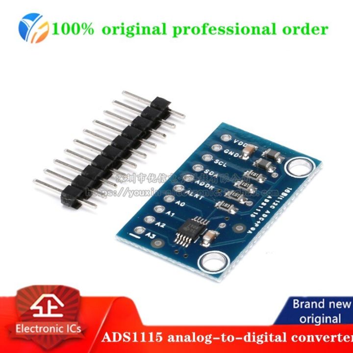 Ads1115 Ultraminiature 16 Bit Analog To Digital Converter Adc 4 ช่อง Th 6770