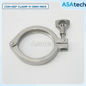 Cùm clamp vi sinh Inox 304 Kẹp cùm vi sinh đai kẹp clamp cùm clamp nối nhanh cùm kẹp ống