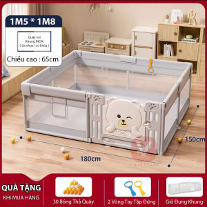 Quây Vải Cửa Nhựa Mẫu Mới 2026 Quây Nhà Banh Cho Bé Quây Cũi Vải V-BABY