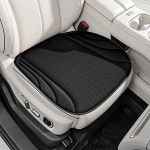 ALLLUCK Thick Latex Filling Car Seat Cushion Anti Slip Bottom Seaweed Fiber Fabric Auto Seat Cover Heat Dissipating Full Surround Cover Latex Chair Pad Car Interior Decoration
