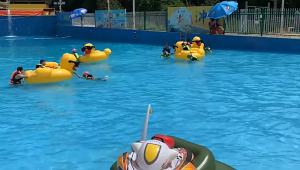 Inflatable Float Pool Float Swimming Pool Inflatable Floating Bed Beach Pool Float For Adults Floating Chair Net Swimming Pool Floating Bed Big Yellow Duck Inflatable Rides