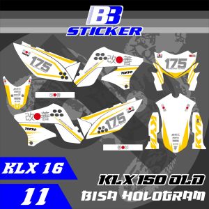 Striping KLX Lama Stiker KLX Lama KLX 150 SPAKBOR BELAKANG PENDEK  Klx 16