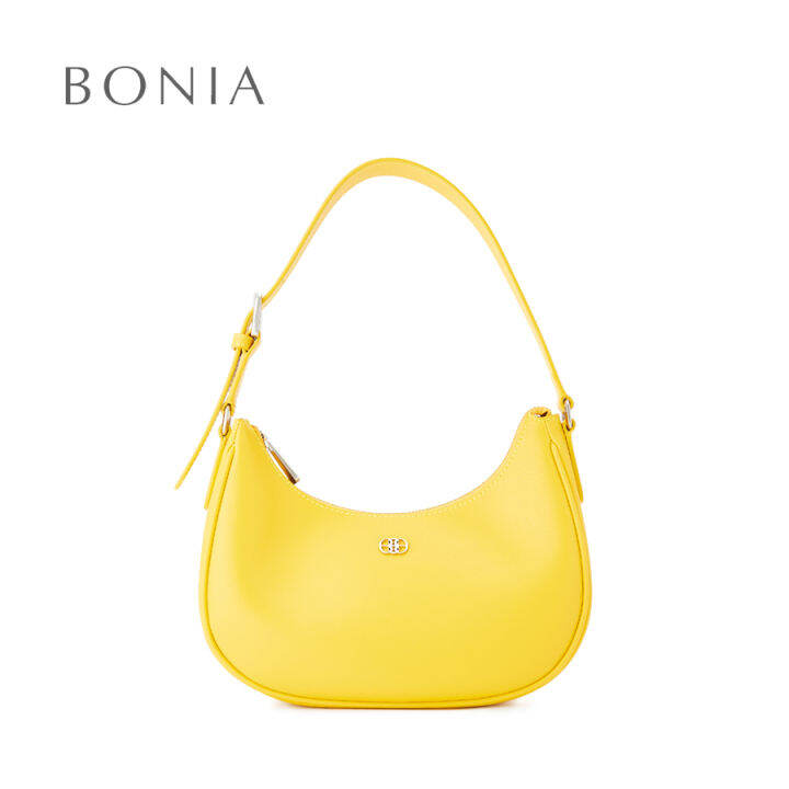 Bonia Pikachu Yellow Gianna Shoulder Bag | Lazada