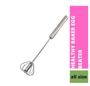 Ready Stock Stainless steel Semi-automatic Egg Beater / Easy Whisk Mixer Egg Whisk / Baking Mixer/ Easy 半自动打蛋器
