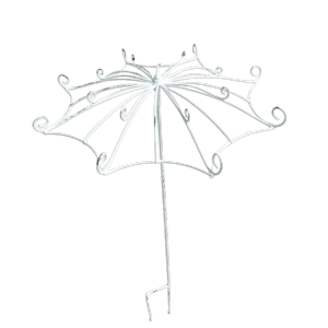 MAOMEI STUDIO Umbrella Shape Trellis Flower Arrangement Rustic Style Hollow Out Flower Rack Vine Climbing Frame Decorative Garden Decoration Pile Balcony
