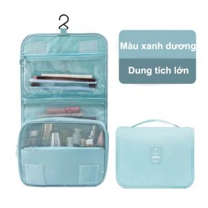 Túi Đựng Mỹ Phẩm Đồ Cá Nhân Du Lịch Đa Năng Có Móc Treo Tiện Lợi - Túi đựng chống thấm đa năng đựng mỹ phẩm đồ du lịch cao cấp có móc treo